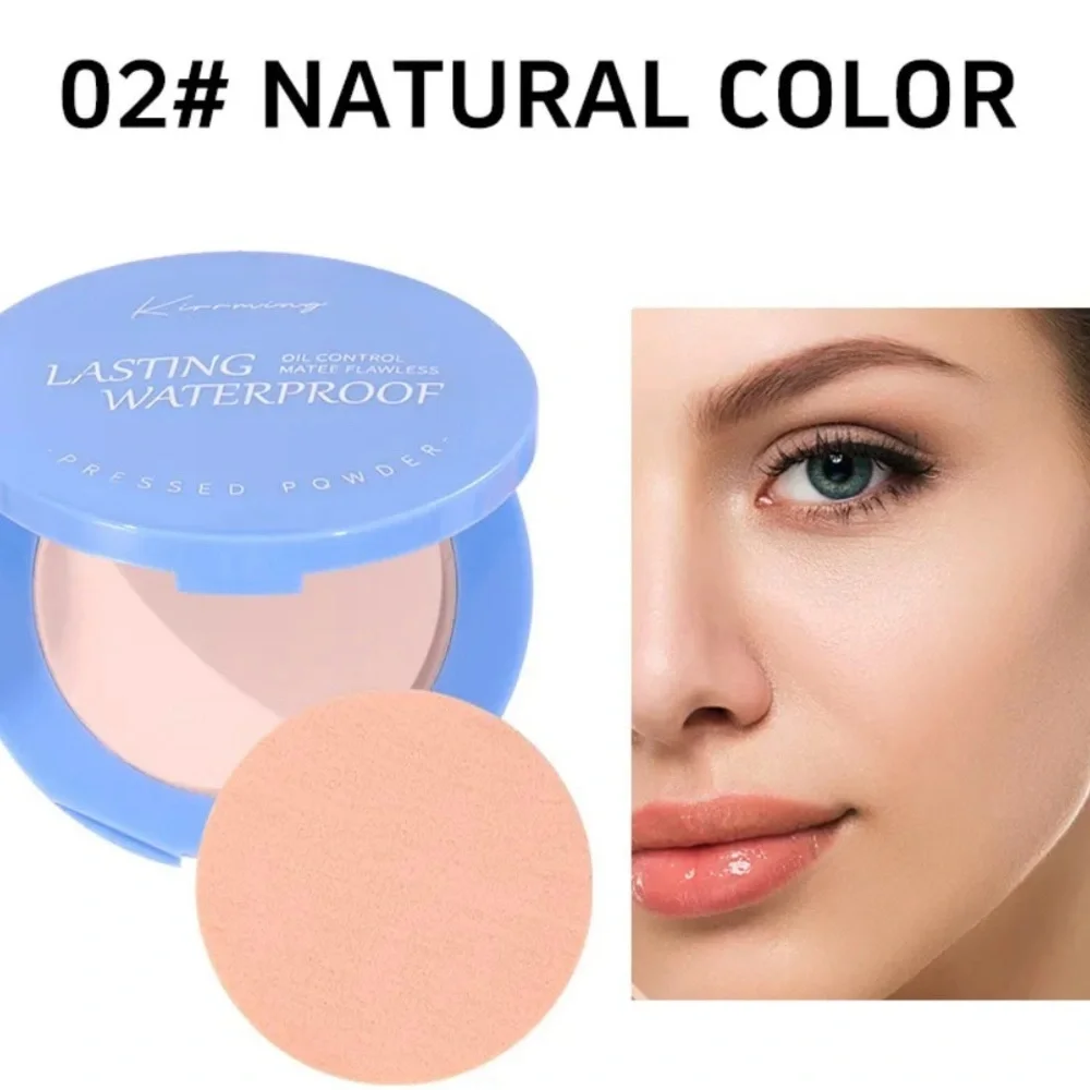 Lasting Waterproof Pressed Powder Foundation - Cream